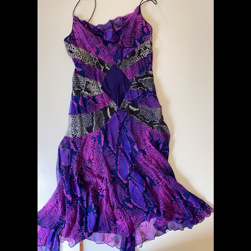Diane von Furstenberg silk spaghetti strap dress